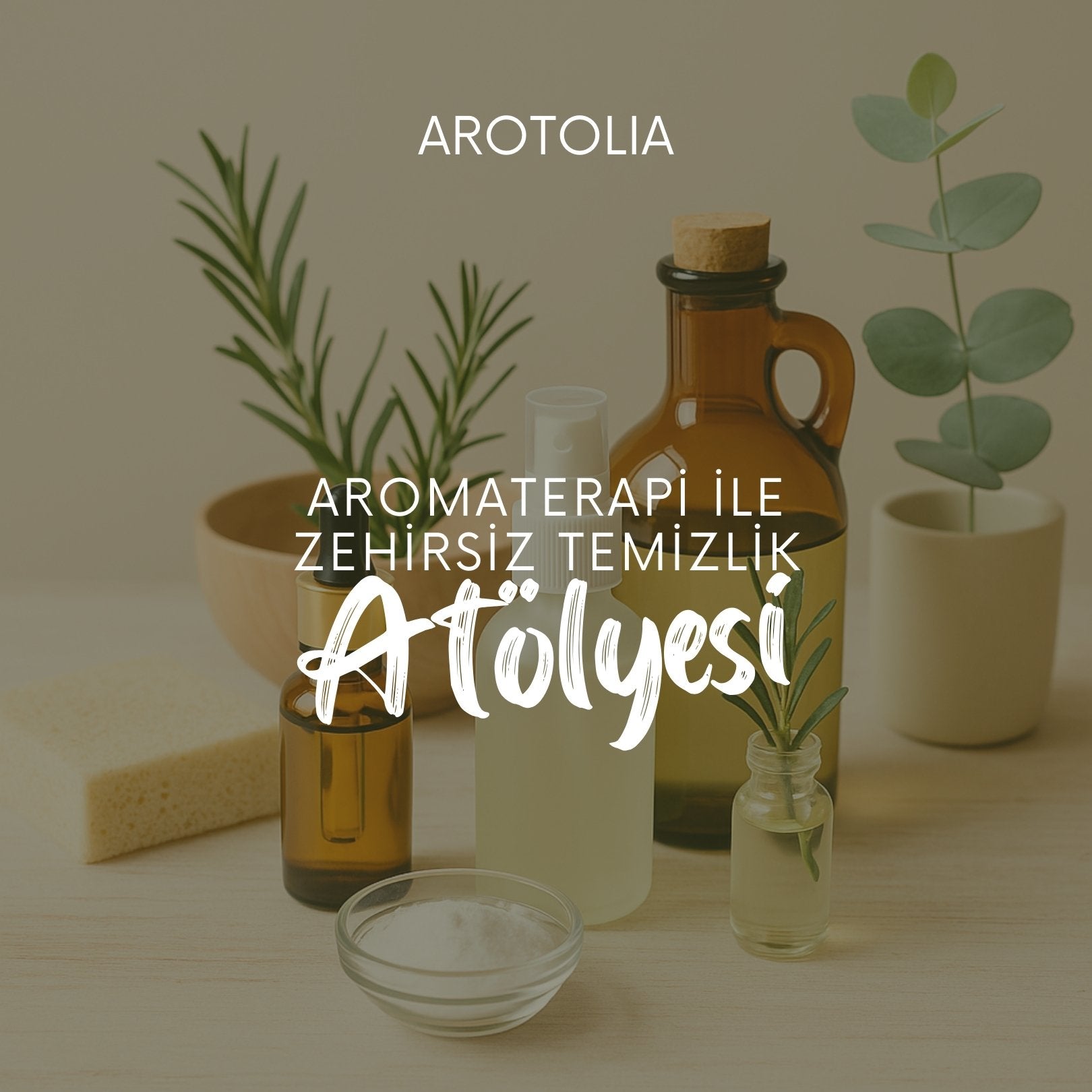 Aromaterapi ile Online Zehirsiz Temizlik Atölyesi