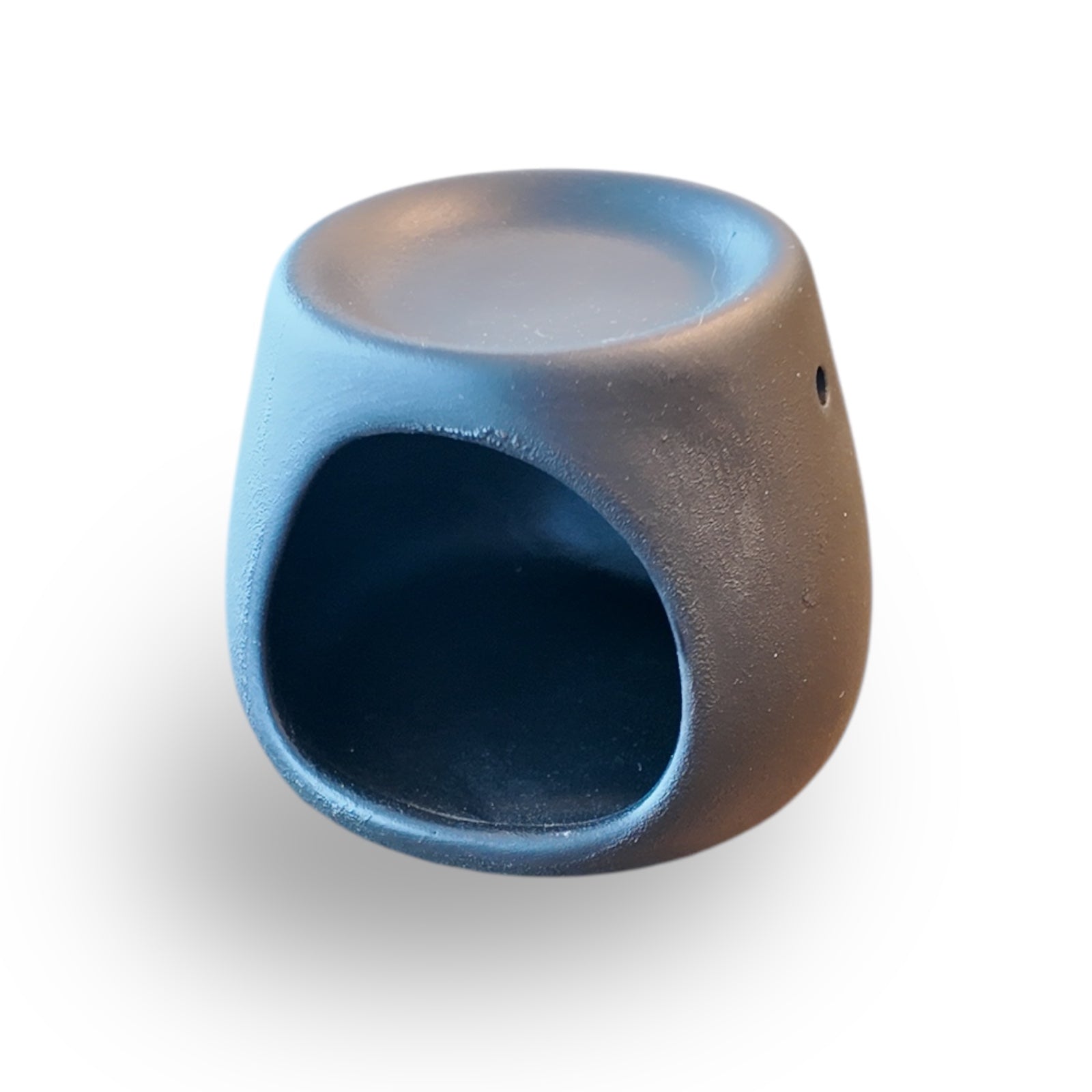 Seramik El Yapımı Buhurdanlık Mat Siyah