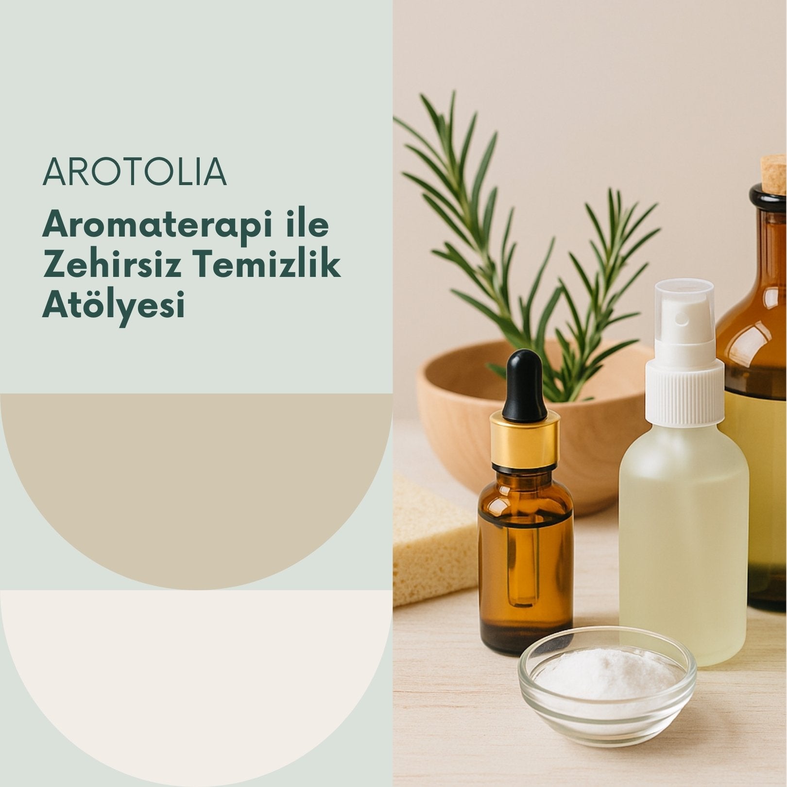 Aromaterapi ile Zehirsiz Temizlik Atölyesi