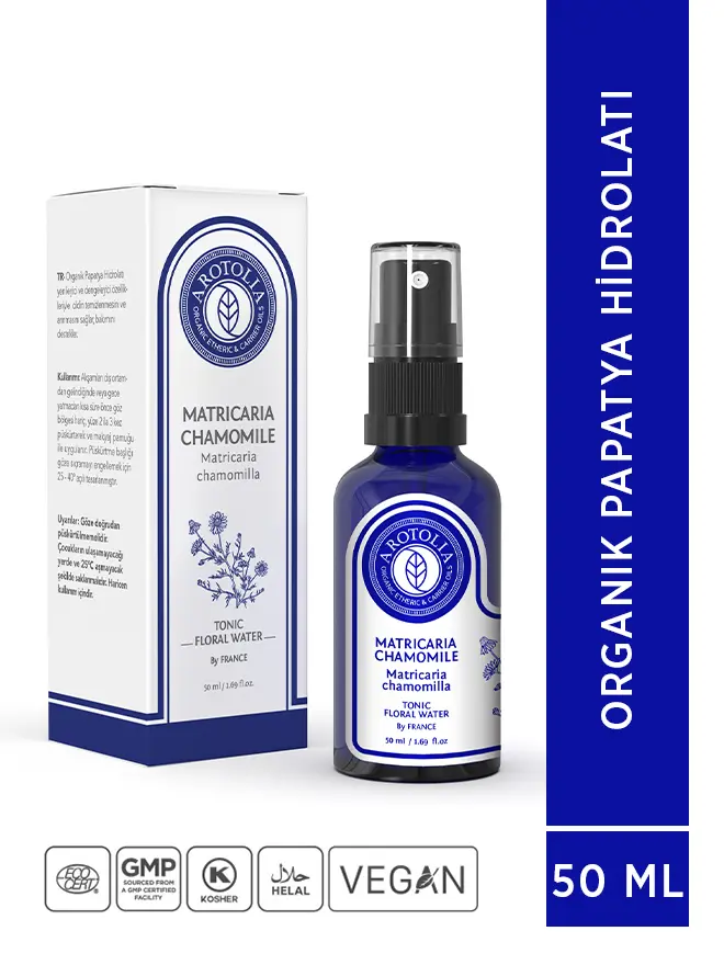 Organik Papatya Hidrolatı 50 ml - MATRİCARİA CHAMOMİLE